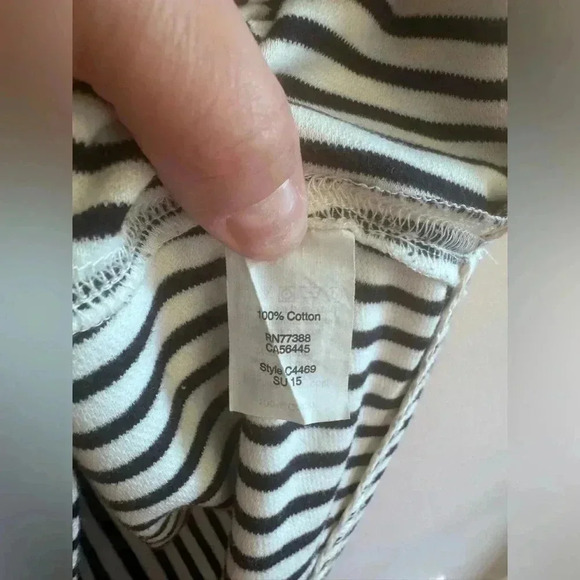 MADEWELL | GUC Navy & White Striped Dress with Pockets S - Picture 14 of 15